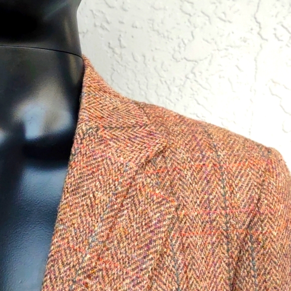 DAVID HUNTER MEN'S PURE WOOL 🦙 LUXURY TWEED BLAZER - Picture 14 of 17